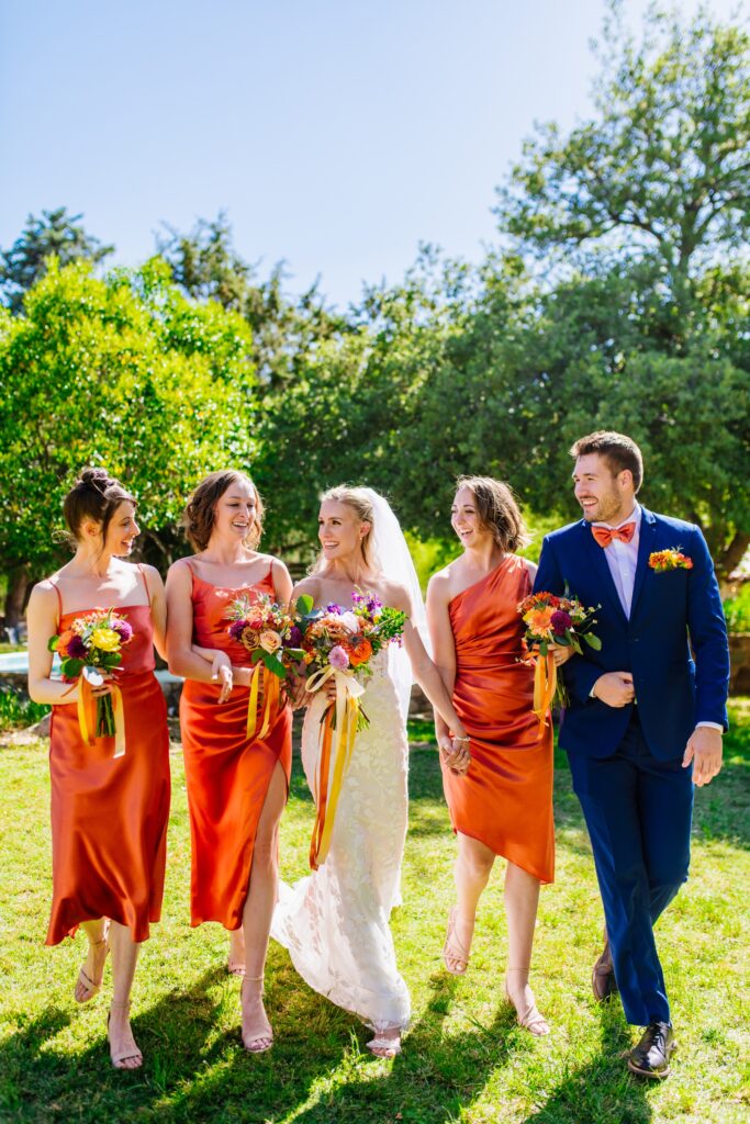 bridesmaids-orange-dresses-meredith-amadee-photography