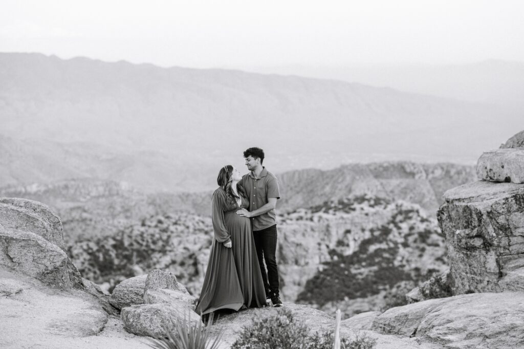 Tucson Maternity Photos on Mount Lemmon