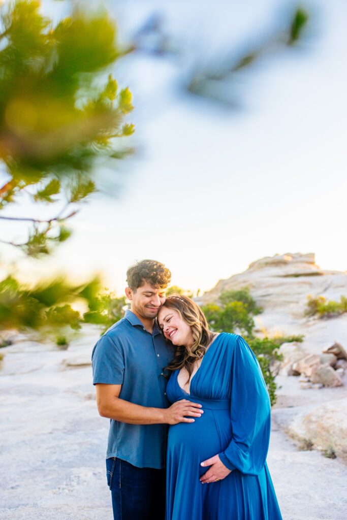 Tucson Maternity Photos on Mount Lemmon