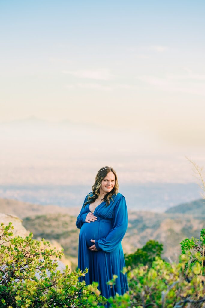 Tucson Maternity Photos on Mount Lemmon