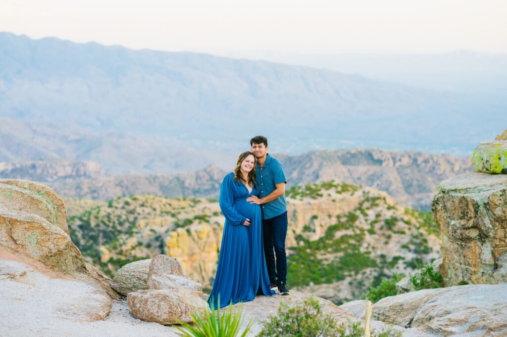 Tucson Maternity Photos on Mount Lemmon