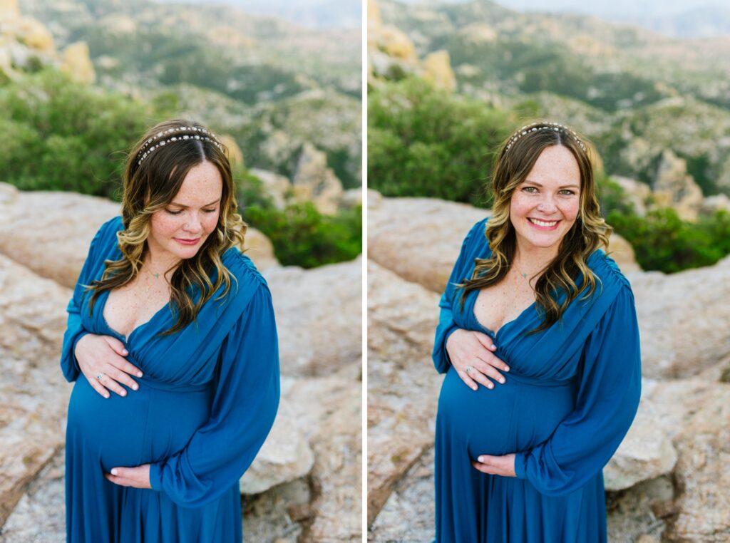 Tucson Maternity Photos on Mount Lemmon