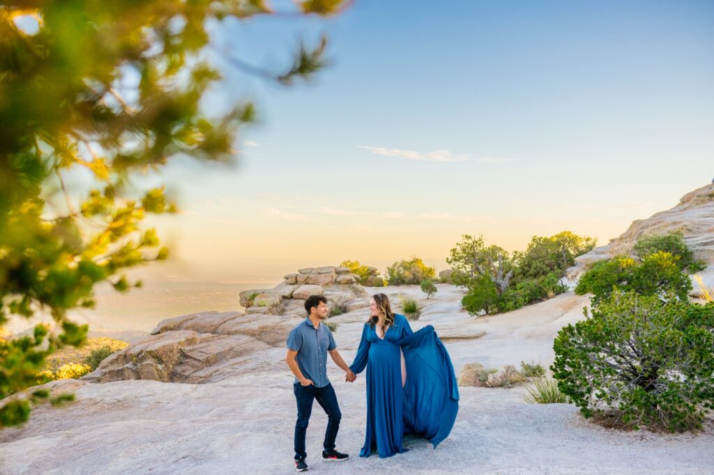 Tucson Maternity Photos on Mount Lemmon