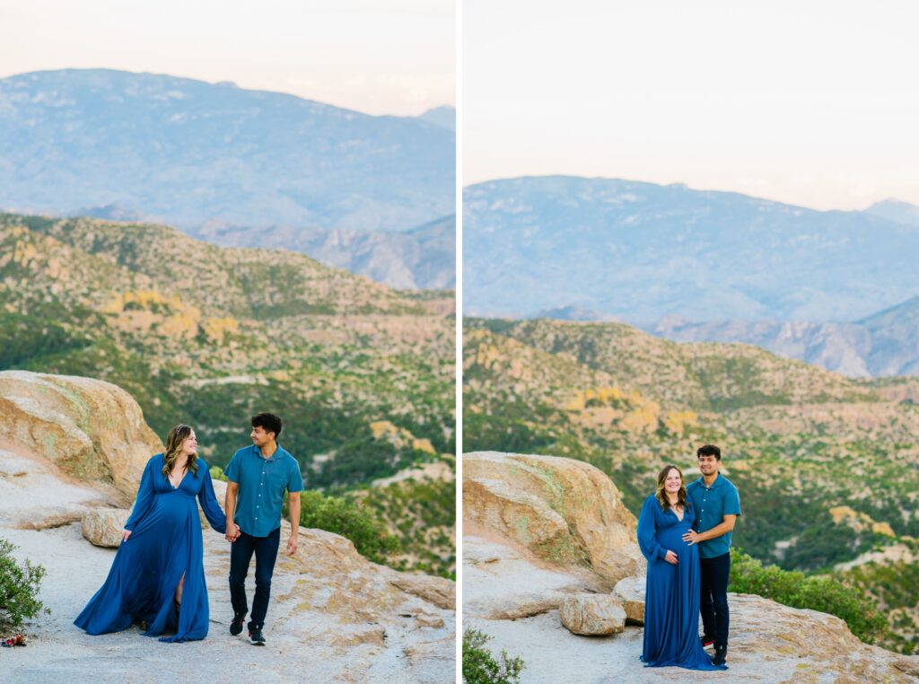 Tucson Maternity Photos on Mount Lemmon