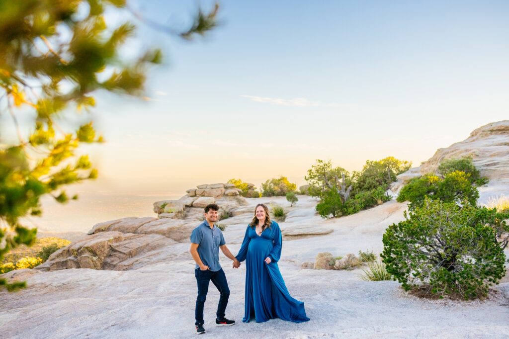 Tucson Maternity Photos on Mount Lemmon